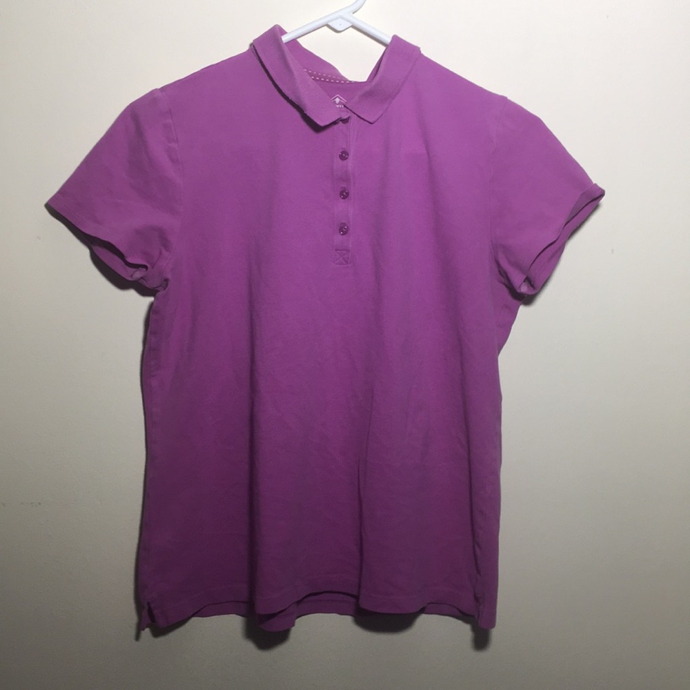 Women’s St. John’s Bay Purple Polo